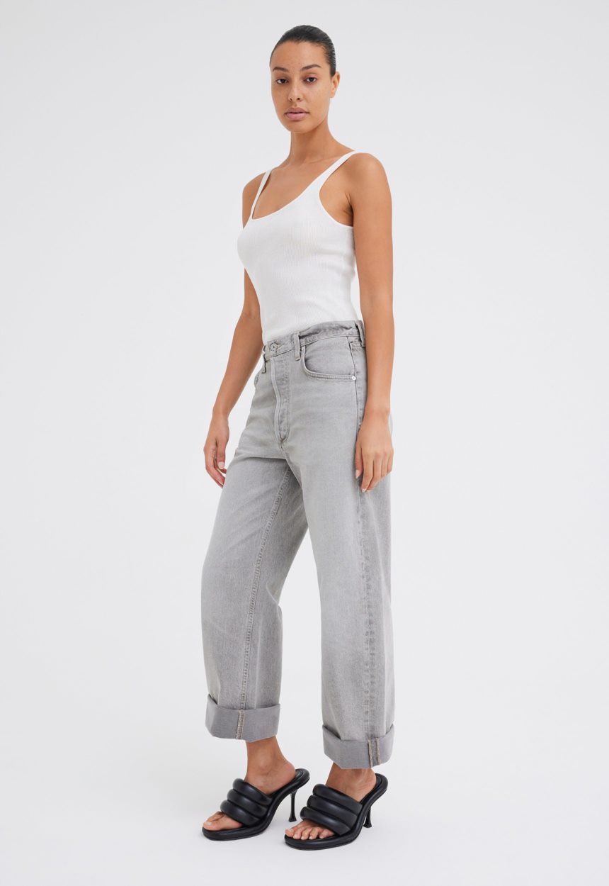 Jac + Jack Citizens of Humanity Ayla Baggy Jean - Quartz Grey